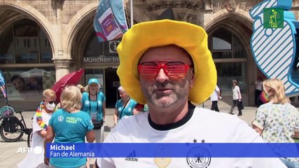 Múnich teñida con colores arcoíris ante partido con Hungría