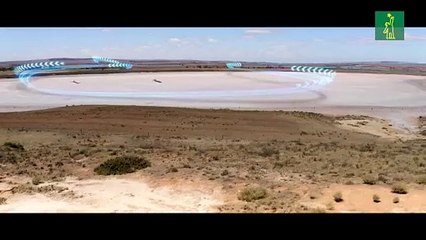 Carreras de carros voladores; la F-1 del futuro en el desierto de Australia