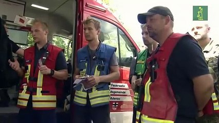 Merkel recorre zona de inundaciones, que dejan al menos 190 muertos en Europa