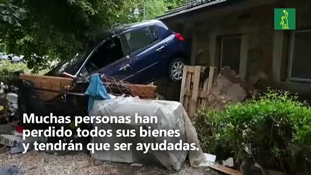 Cientos de víctimas y numerosos daños tras las inundaciones en Alemania