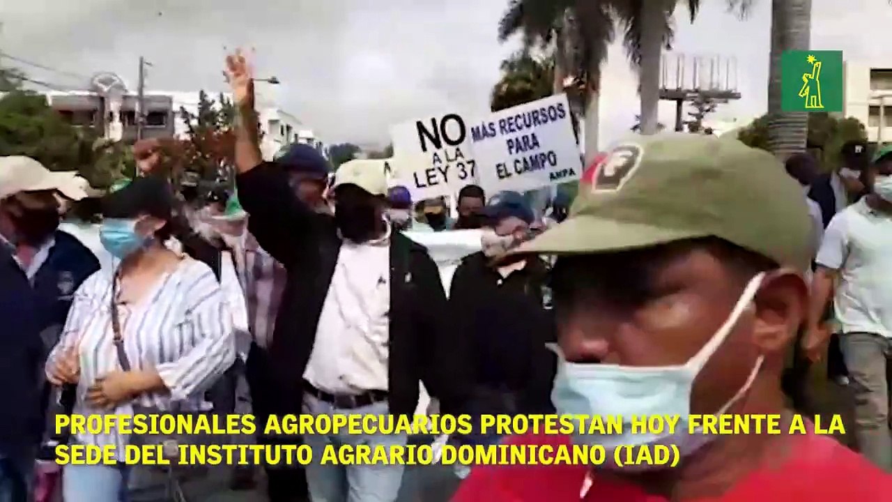 Profesionales agropecuarios protestan hoy frente a la.sede del Instituto Agrario Dominicano(IAD)
