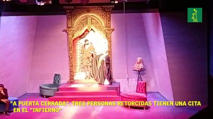 "A puerta cerrada", tres personas retorcidas tienen una cita en el "infierno"