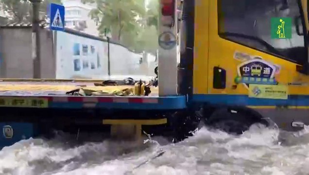 Tifón In-Fa barre el este de China tras devastadoras inundaciones