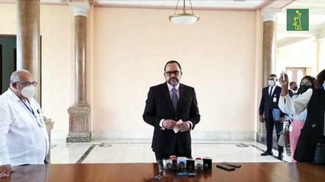 Declaración de Antoliano Peralta, consultor jurídico del Poder Ejecutivo, luego del terminar el CNM