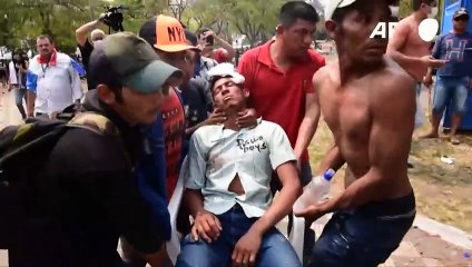 Indígenas y policías chocan en Paraguay por nueva ley de tierras