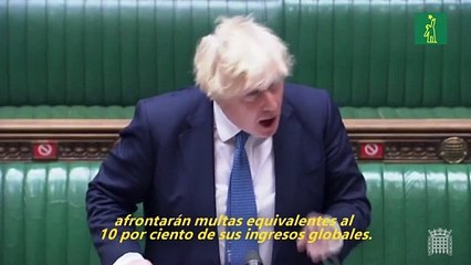 Johnson advierte de que multarán a redes sociales si no eliminan el racismo