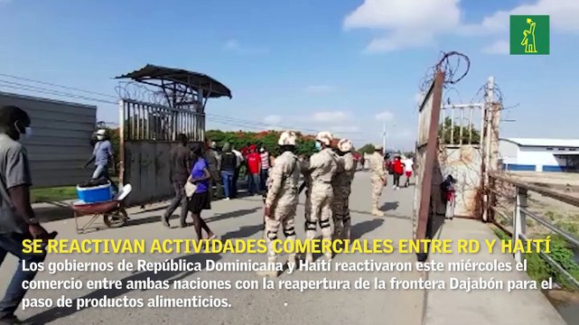 Se reactivan actividades comerciales entre RD y Haití