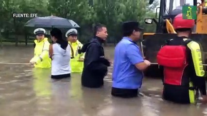 Al menos 12 muertos por las lluvias torrenciales en el centro de China