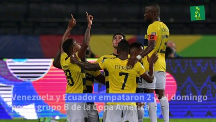 Venezuela empató 2-2 sobre la hora a Ecuador en Copa América