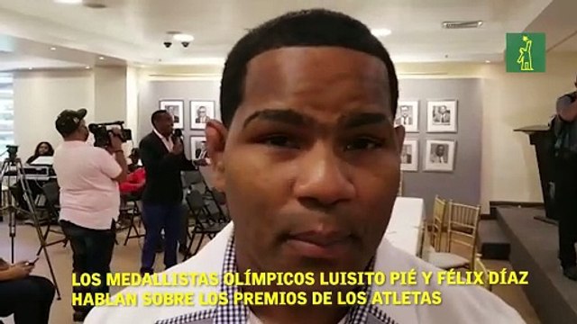 Los medallistas Olímpicos Luisito Pié y Félix Díaz hablan sobre los premios de los atletas