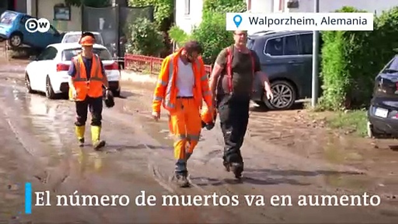 Lluvias torrenciales provocan inundaciones en Alemania
