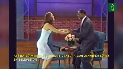 Así bailó merengue Johnny Ventura con Jennifer López en televisión