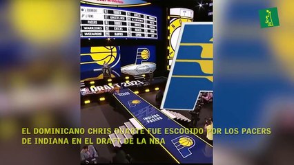 El dominicano Chris Duarte fue escogido por los Pacers de Indiana en el draft de la NBA