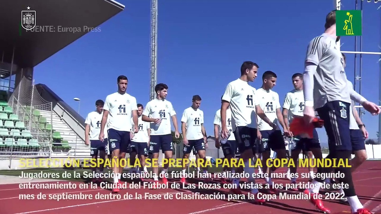 Los jugadores de la Selección española se preparan de cara a la clasificación de la Copa Mundial