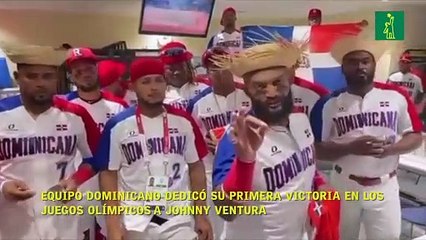 Equipo dominicano dedicó su primera victoria en los Juegos Olímpicos a Johnny Ventura