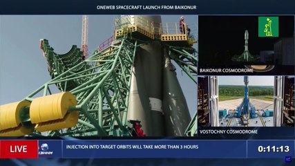 Imágenes del lanzamiento del cohete Soyuz 2.1b