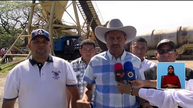 Apure | Activan planta de fabricación de asfaltado con producción de mil toneladas diarias