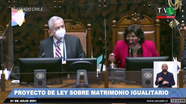 Senado de Chile aprueba matrimonio igualitario y pasa a segundo trámite