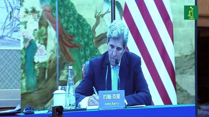 Kerry concluye hoy su visita a China, centrada en la emergencia climática