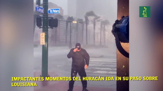 Impactantes momentos del huracán Ida en su paso sobre Louisiana