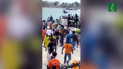 Haitianos se enfrentan por ayuda que envió RD a su país