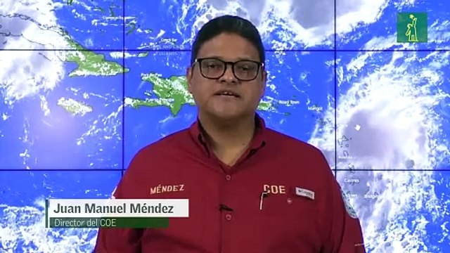 COE incrementa niveles de alerta amarilla ante la tormenta tropical Grace