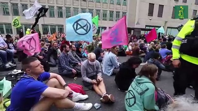 Extinction Rebellion marcha en Londres para exigir al Gobierno actuar contra crisis climática