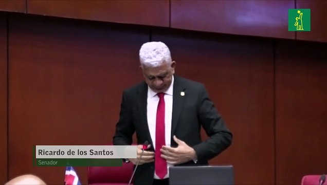 El senador por provincia Sánchez Ramírez, Ricardo de los Santos, habla sobre el aprobado proyecto de ley de Garantías Recíprocas