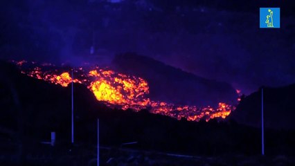 El avance de la lava genera más confinamientos y apunta a un nuevo delta
