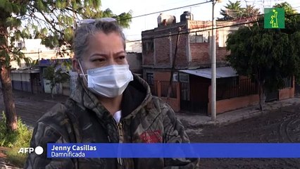 Miles de damnificados por las lluvias en México