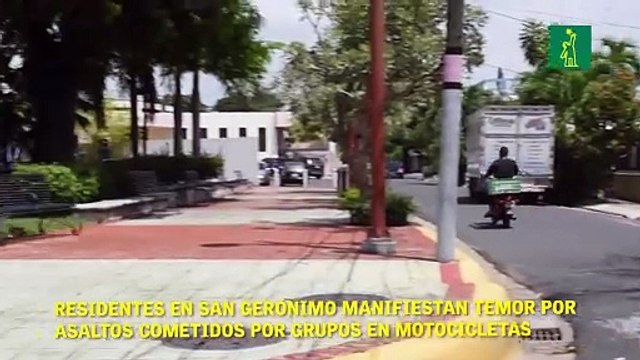Residentes en San Gerónimo manifiestan temor por asaltos cometidos por grupos en motocicletas