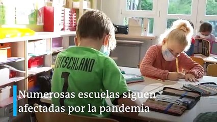 Escolares alemanes desean un año normal