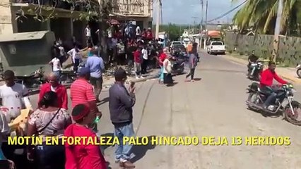 Motín en la Fortaleza Palo Hincado dejó 13 heridos