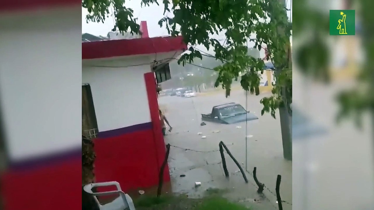 Lluvias y vientos causan daños en el Cibao