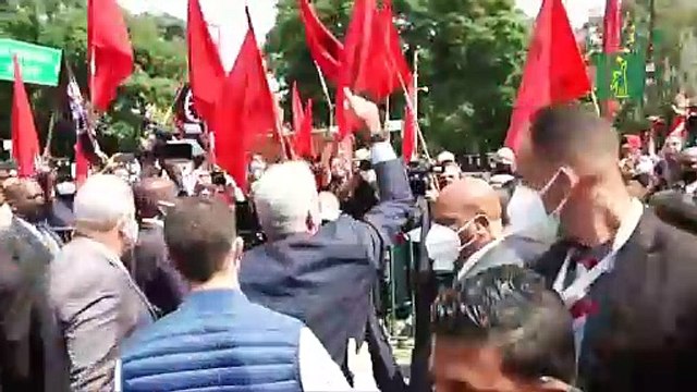 Protestas en México por la visita del presidente cubano Díaz-Canel