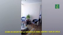 Sismo de magnitud 6,6 sacudió la zona centro y sur de Chile