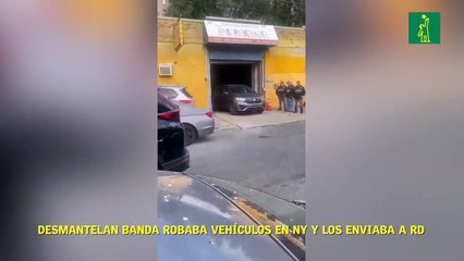 Desmantelan banda robaba vehículos en NY y los enviaba a RD