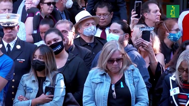 Nueva York observa un minuto de silencio por las víctimas de los atentados del 11Septiembre