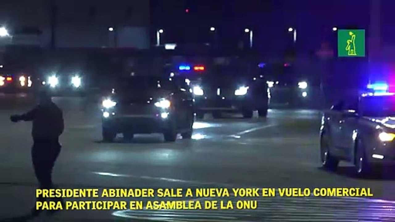 Presidente Abinader sale a Nueva York en vuelo...