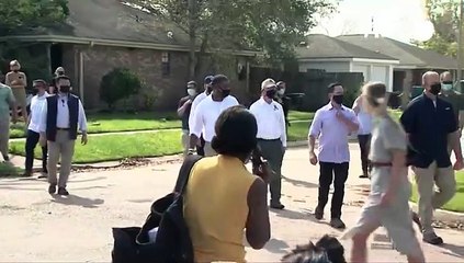 Biden alerta sobre consecuencias del cambio climático durante visita Luisiana