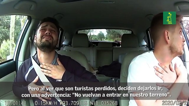 El susto que se llevaron unos turistas norteamericanos al encontrarse con un grupo armado en México