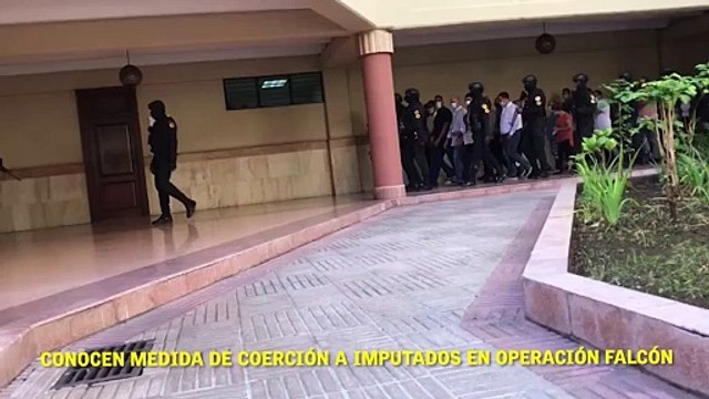 Conocen medida de coerción a imputados en Operación Falcón