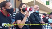 Suplidores del Inabie protestan por irregularidades en proceso de licitación