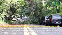 Inundaciones en California provocan cortes en las carreteras