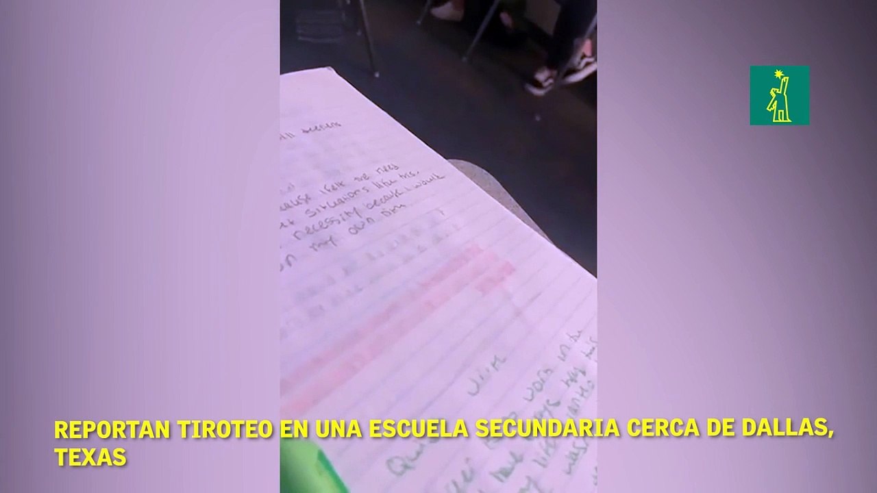Reportan tiroteo en una escuela secundaria cerca de Dallas, Texas