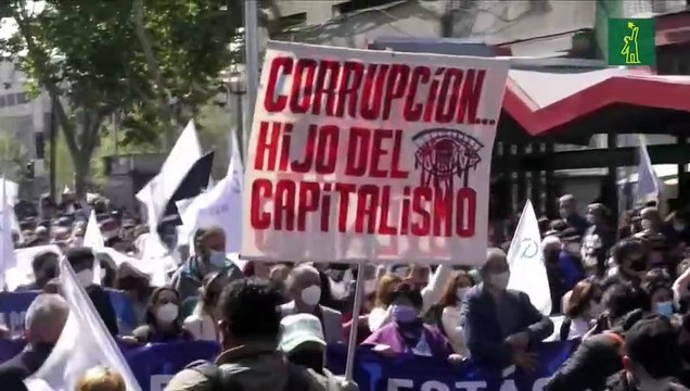 Profesores mantienen huelga en Chile para exigir mejoras de los trabajadores