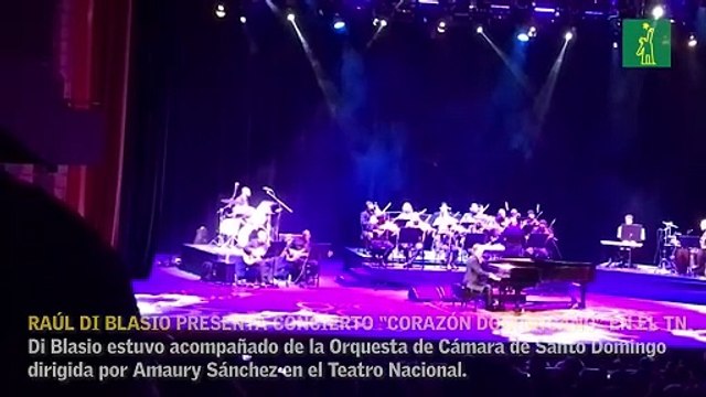 Raúl Di Blasio presenta concierto “Corazón dominicano” en el Teatro Nacional; Gabriel y Diomary la Mala fueron artistas invitados