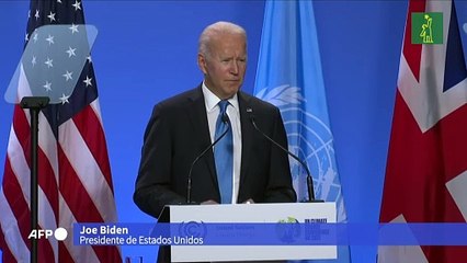 Biden acusa a China de dar la espalda a la lucha climática en la COP26