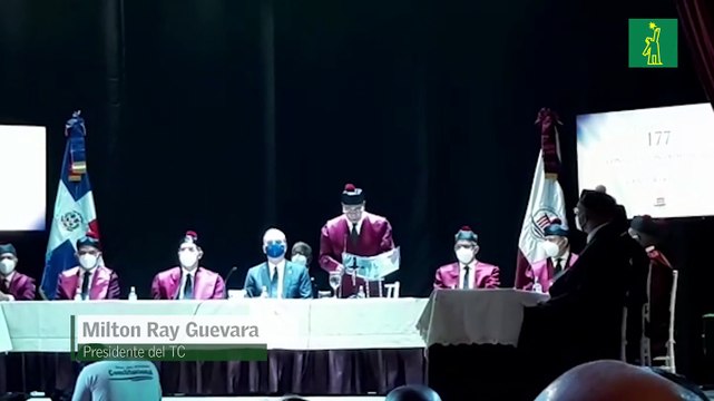 Presidente Abinader y jueces del Tribunal Constitucional conmemoran 177 aniversario de la Carta Maga
