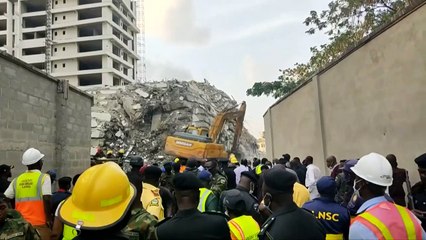 Derrumbe mortal de alto edificio en ciudad nigeriana de Lagos